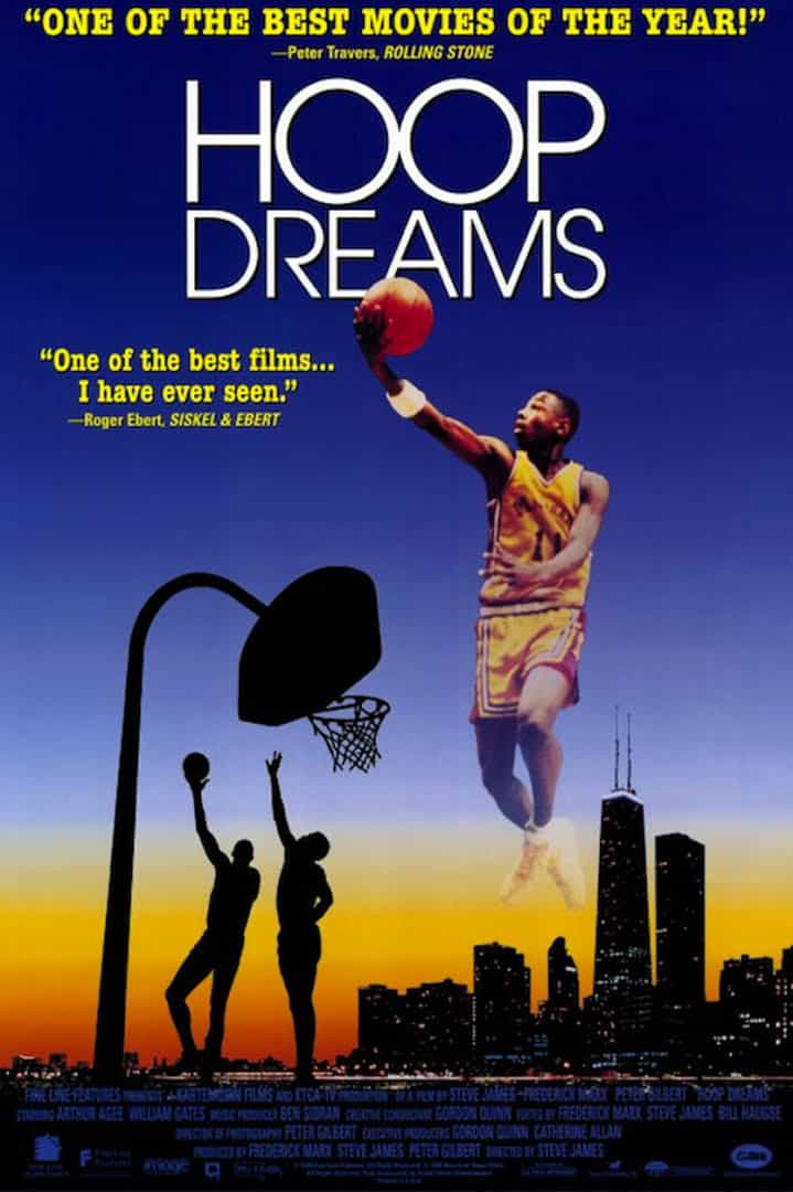 Hoop Dreams (1994) Movie Poster Hoop Dreams (1994) Movie Poster