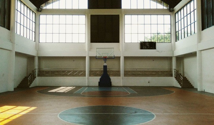 school basketball court school indoor basketball court
