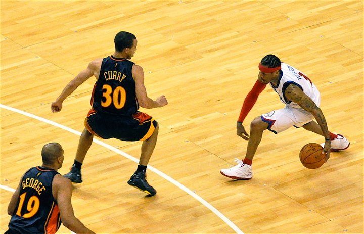 Allen Iverson vs Steph Curry - by Kevin Burkett on Flickr Allen Iverson vs Steph Curry