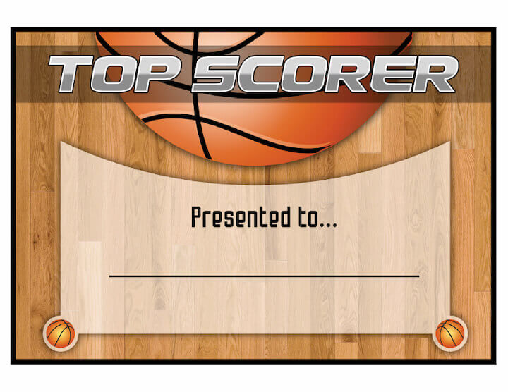 Top Scorer Certificate